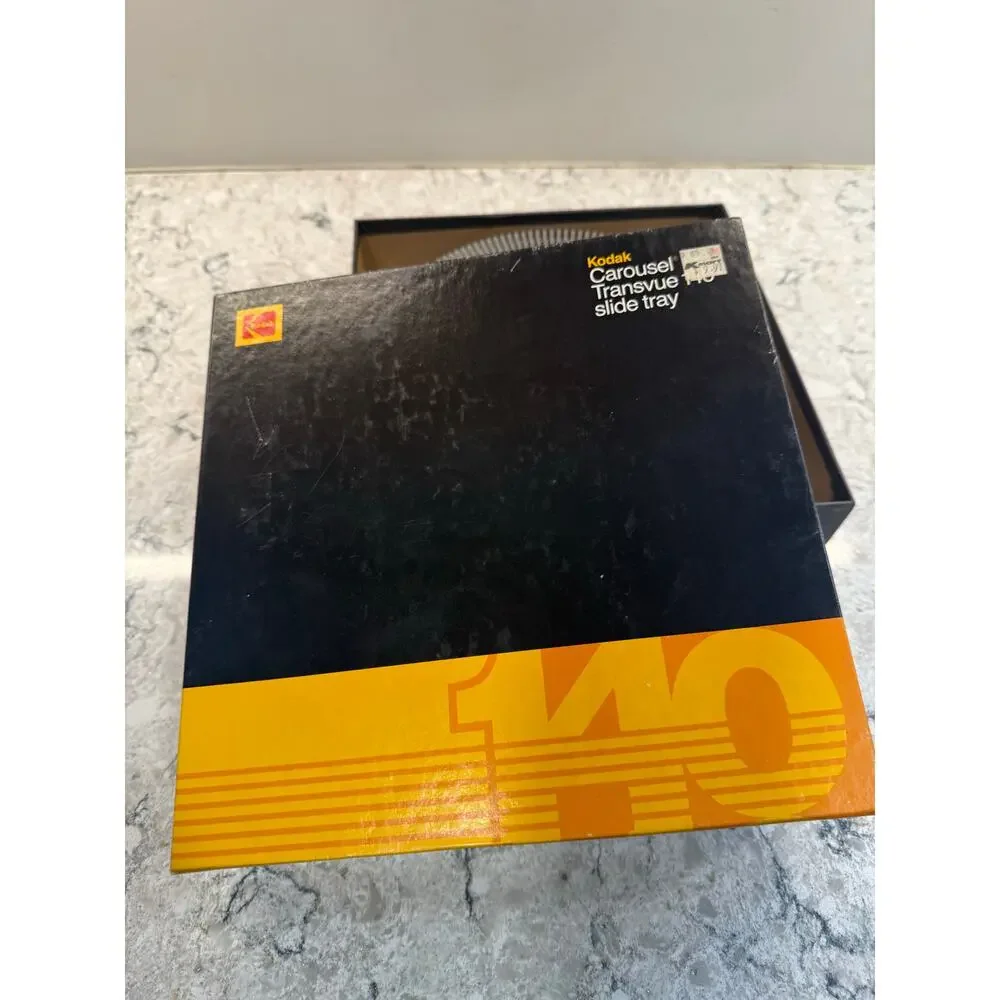 Vintage Kodak Transvue 140 Slide Tray Open Box JL